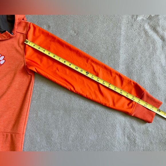 Nike Dri-Fit Clemson Tigers Full Zip Jacket Men’s Small Orange Polyester Rayon - Picture 5 of 6